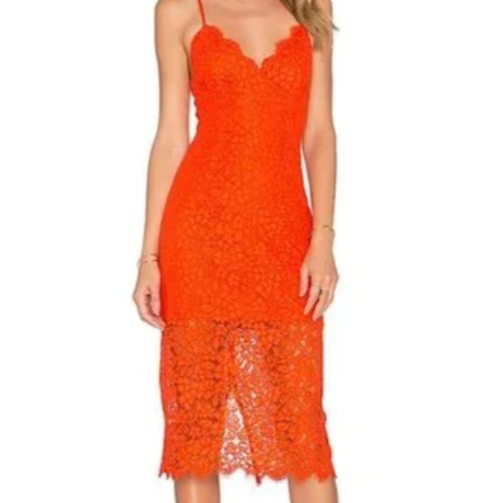 Bardot Sienna Lace Midi Dress
